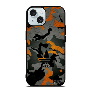 ADIDAS LOGO CAMO iPhone 15  Case Cover