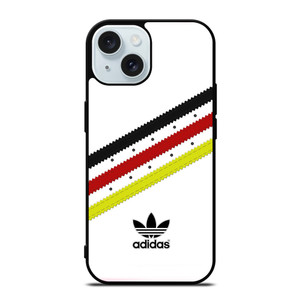 ADIDAS STRIPE LOGO GERMANY iPhone 15 Case Cover ADIDAS STRIPE LOGO GERMANY iPhone 15 Case Cover