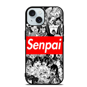 AHEGAO SENPAI ANIME iPhone 15 Case Cover AHEGAO SENPAI ANIME iPhone 15 Case Cover