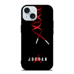 AIR JORDAN LOGO SHOELACE iPhone 15 Case Cover AIR JORDAN LOGO SHOELACE iPhone 15 Case Cover
