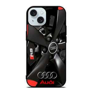 AUDI VELG LOGO BLACK iPhone 15 Case Cover AUDI VELG LOGO BLACK iPhone 15 Case Cover