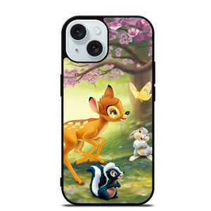 BAMBI DEER AND FRIENDS DISNEY iPhone 15  Case Cover