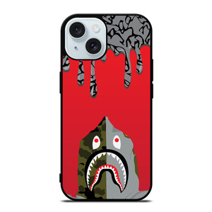 BAPE CAMO MELTED ARTWORK iPhone 15  Case Cover BAPE CAMO MELTED ARTWORK iPhone 15  Case Cover