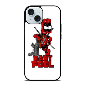 BART POOL DEADPOOL iPhone 15  Case Cover