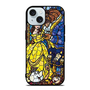 BEAUTY AND THE BEAST GLASS iPhone 15  Case Cover BEAUTY AND THE BEAST GLASS iPhone 15  Case Cover