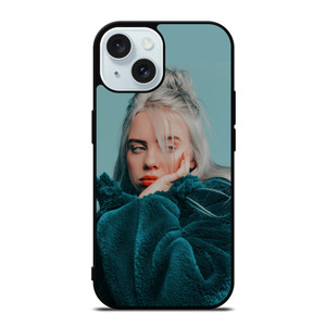 BILLIE EILISH GREEN FUR JACKET iPhone 15 Case Cover BILLIE EILISH GREEN FUR JACKET iPhone 15 Case Cover