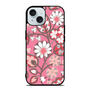 BLUSH PINK VERA BRADLEY PRINT iPhone 15  Case Cover