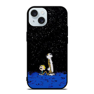 Calvin And Hobbes Looking Star iPhone 15  Case Cover