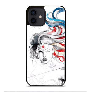 WONDER WOMAN SKETCH iPhone 12 Mini Case WONDER WOMAN SKETCH iPhone 12 Mini Case