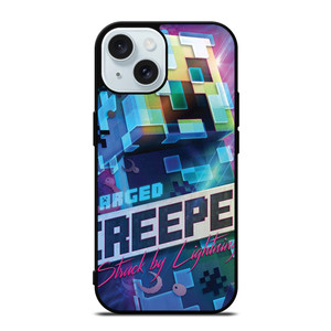 CHARGED CREEPER MINECRAFT iPhone 15 Case Cover CHARGED CREEPER MINECRAFT iPhone 15 Case Cover