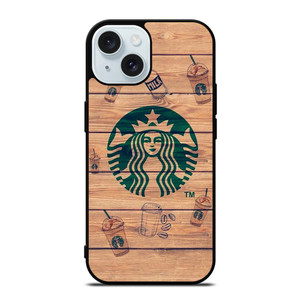 COFFEESHOP STARBUCK WOODEN LOGO iPhone 15 Case Cover COFFEESHOP STARBUCK WOODEN LOGO iPhone 15 Case Cover