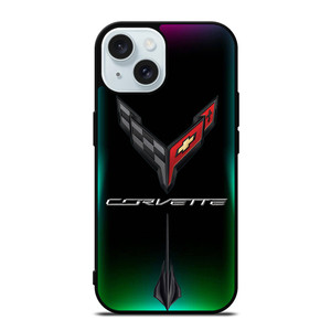 CORVETTE CHEVY STINGRAY LOGO ICON iPhone 15 Case Cover CORVETTE CHEVY STINGRAY LOGO ICON iPhone 15 Case Cover