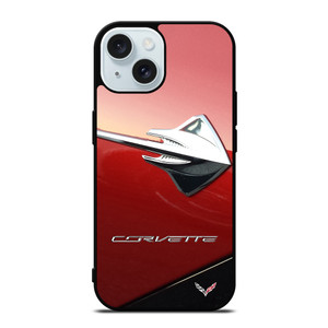 CORVETTE STINGRAY RED iPhone 15  Case Cover CORVETTE STINGRAY RED iPhone 15  Case Cover