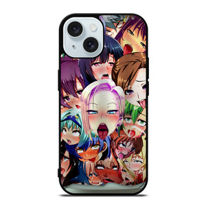 CUTE AHEGAO CHARACTERS iPhone 15  Case Cover