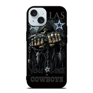 DALLAS COWBOYS SKULL iPhone 15  Case Cover