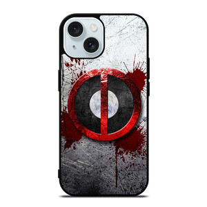 DEADPOOL RESOLUTION BLOOD MARVEL iPhone 15 Case Cover DEADPOOL RESOLUTION BLOOD MARVEL iPhone 15 Case Cover