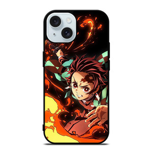 DEMON SLAYER TANJIRO KAMADO ANIME iPhone 15  Case Cover
