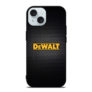 DEWALT LOGO METAL CARBON iPhone 15 Case Cover DEWALT LOGO METAL CARBON iPhone 15 Case Cover