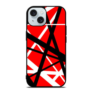EDDIE VAN HALEN GUITAR STRIPES PATTERN iPhone 15 Case Cover EDDIE VAN HALEN GUITAR STRIPES PATTERN iPhone 15 Case Cover