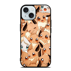 EEVE POKEMON COLLAGE iPhone 15  Case Cover EEVE POKEMON COLLAGE iPhone 15  Case Cover