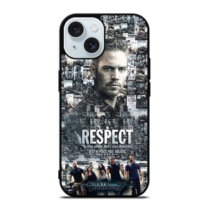 FAST FURIOUS 7 PAUL WALKER iPhone 15  Case Cover FAST FURIOUS 7 PAUL WALKER iPhone 15  Case Cover