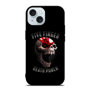 FIVE FINGER DEATH PUNCH SKULL ICON iPhone 15 Case Cover FIVE FINGER DEATH PUNCH SKULL ICON iPhone 15 Case Cover