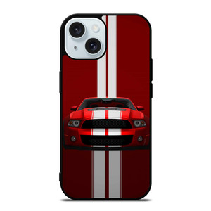 FORD MUSTANG RED iPhone 15  Case Cover FORD MUSTANG RED iPhone 15  Case Cover
