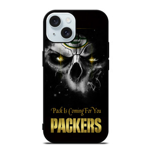 GREEN BAY PACKERS SKULL iPhone 15  Case Cover