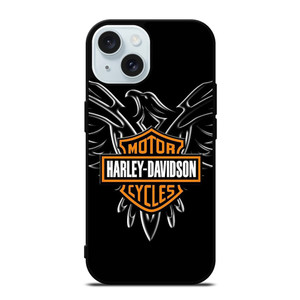 HARLEY DAVIDSON EAGLE LOGO iPhone 15 Case Cover HARLEY DAVIDSON EAGLE LOGO iPhone 15 Case Cover