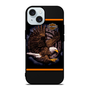 HARLEY DAVIDSON LOGO EAGLE iPhone 15 Case Cover HARLEY DAVIDSON LOGO EAGLE iPhone 15 Case Cover