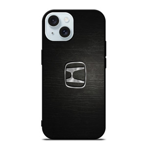 HONDA CHROME LOGO LEATHER iPhone 15 Case Cover HONDA CHROME LOGO LEATHER iPhone 15 Case Cover
