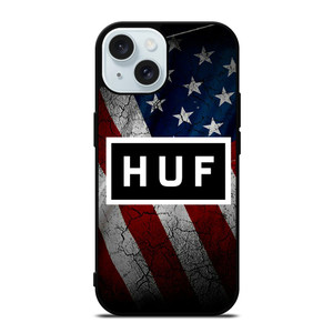 HUF AMERICAN FLAG iPhone 15 Case Cover HUF AMERICAN FLAG iPhone 15 Case Cover