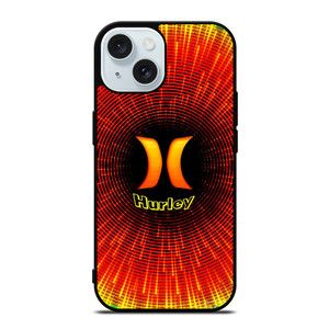 HURLEY ORANGE BLACK LOGO iPhone 15  Case Cover