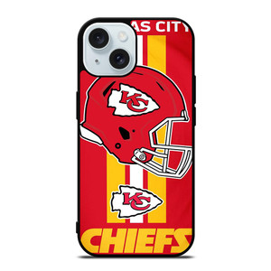 KANSAS CITY CHIEFS HELMET LOGO iPhone 15 Case Cover KANSAS CITY CHIEFS HELMET LOGO iPhone 15 Case Cover