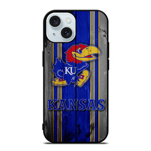KANSAS JAYHAWKS LOGO iPhone 15  Case Cover