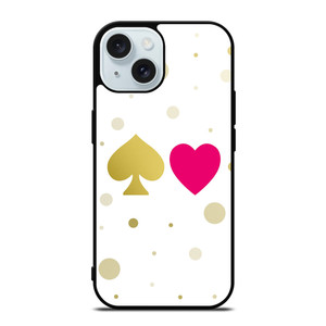 KATE SPADE AND HEART NEW YORK LOGO iPhone 15  Case Cover