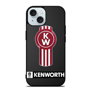 KENWORTH TRUCK LOGO CARBON iPhone 15 Case Cover KENWORTH TRUCK LOGO CARBON iPhone 15 Case Cover