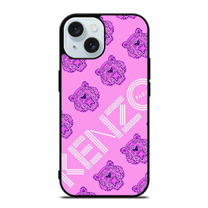 KENZO PARIS VIOLET LOGO iPhone 15  Case Cover