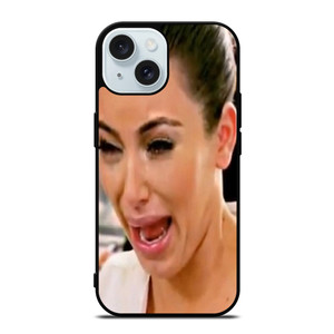 KIM KARDASHIAN UGLY CRYING FACE iPhone 15  Case Cover KIM KARDASHIAN UGLY CRYING FACE iPhone 15  Case Cover