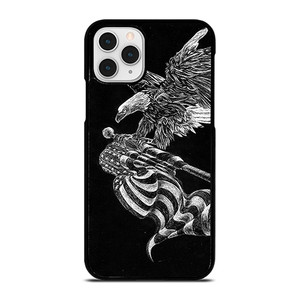 AMERICAN FLAG EAGLE SKETCH iPhone 11 Pro Case