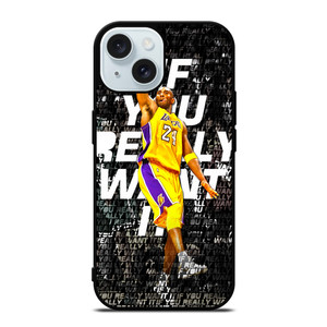 LA LAKERS KOBE BRYANT iPhone 15  Case Cover LA LAKERS KOBE BRYANT iPhone 15  Case Cover