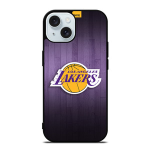LA LAKERS WOOD DESIGN iPhone 15  Case Cover