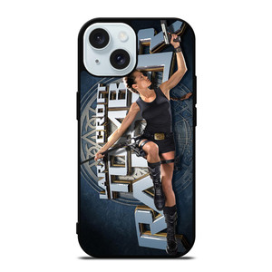 LARA CROFT TOMB RAIDER iPhone XR Plastic Black iPhone 15  Case Cover