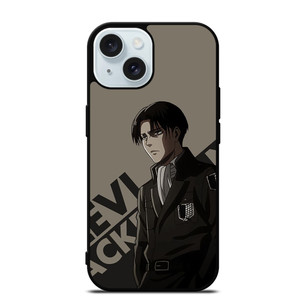 LEVI ACKERMAN ATTTACK ON TITAN ANIME MANGA iPhone 15 Case Cover LEVI ACKERMAN ATTTACK ON TITAN ANIME MANGA iPhone 15 Case Cover