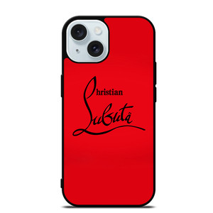 LOUBOUTIN LOGO iPhone 15 Case Cover LOUBOUTIN LOGO iPhone 15 Case Cover