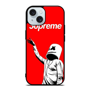 MARSHMALLOW X SUPREME iPhone 15  Case Cover