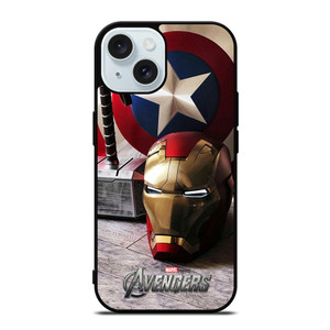 MARVEL AVENGER TEAM CAPTAIN AMERICA IRONMAN THOR iPhone 15  Case Cover