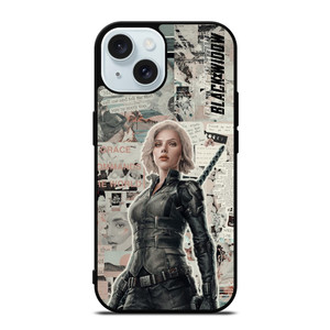 MARVEL NATASHA BLACK WIDOW iPhone 15  Case Cover MARVEL NATASHA BLACK WIDOW iPhone 15  Case Cover