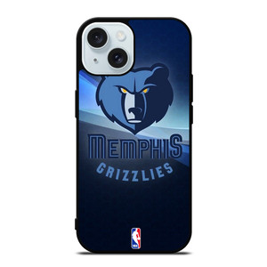 MEMPHIS GRIZZLIES NBA BASEBALL LOGO iPhone 15  Case Cover