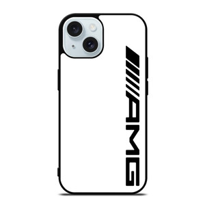 MERCEDES AMG LOGO WHITE iPhone 15  Case Cover